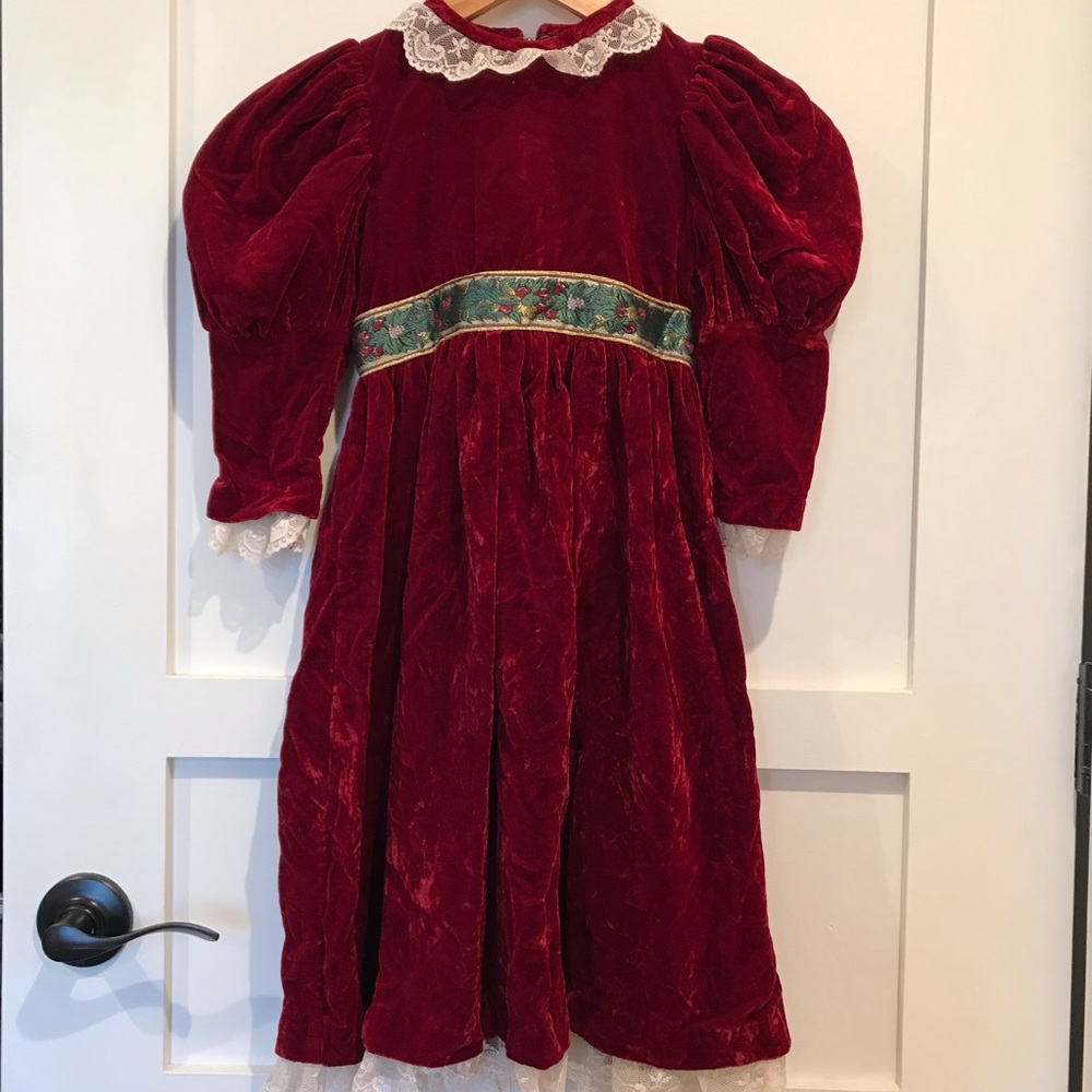 Vintage Velvet-like Dress